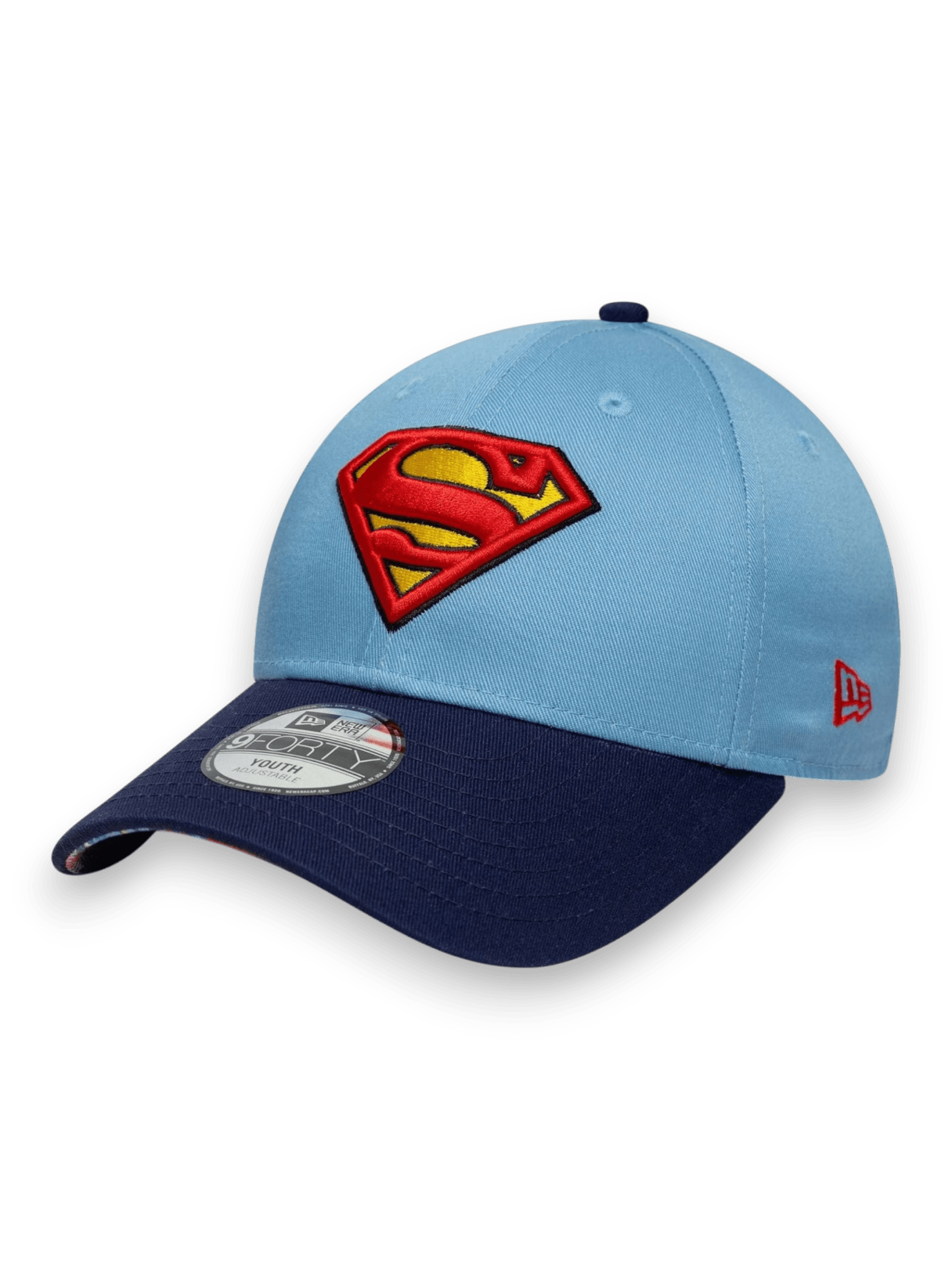 New Era 9FORTY Superman DC Blu Pastello Youth