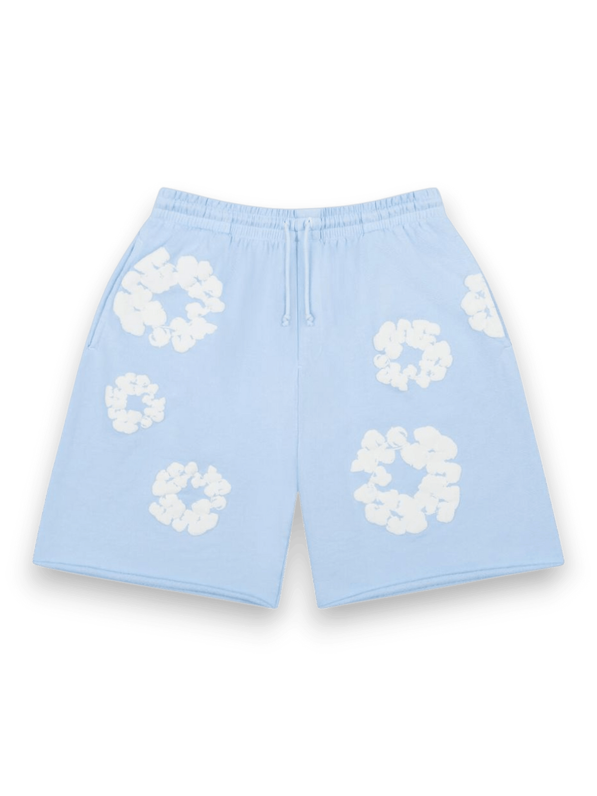 Denim Tears The Cotton Wreath Shorts 'Powder Blue'