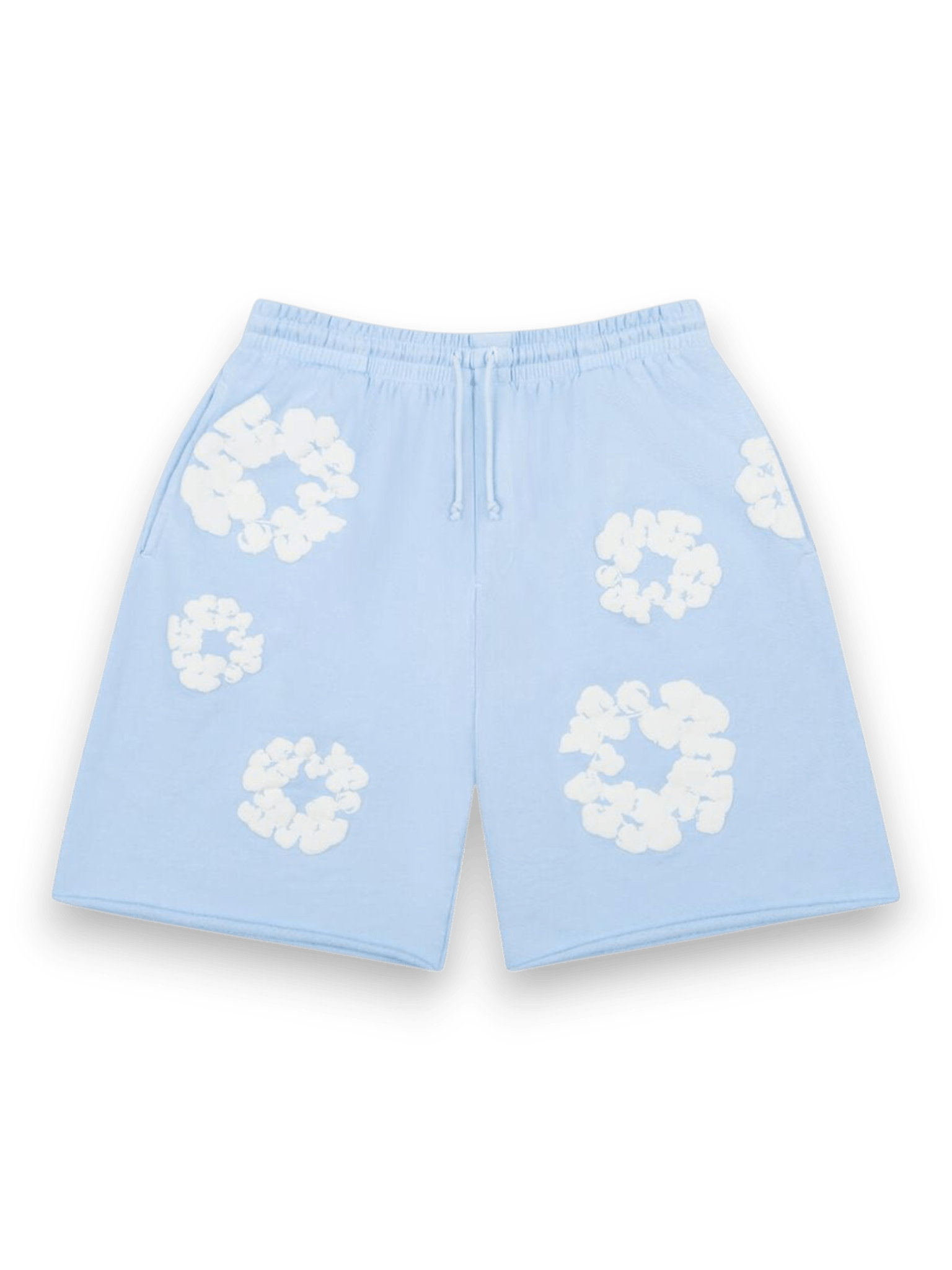 Denim Tears The Cotton Wreath Shorts 'Powder Blue'