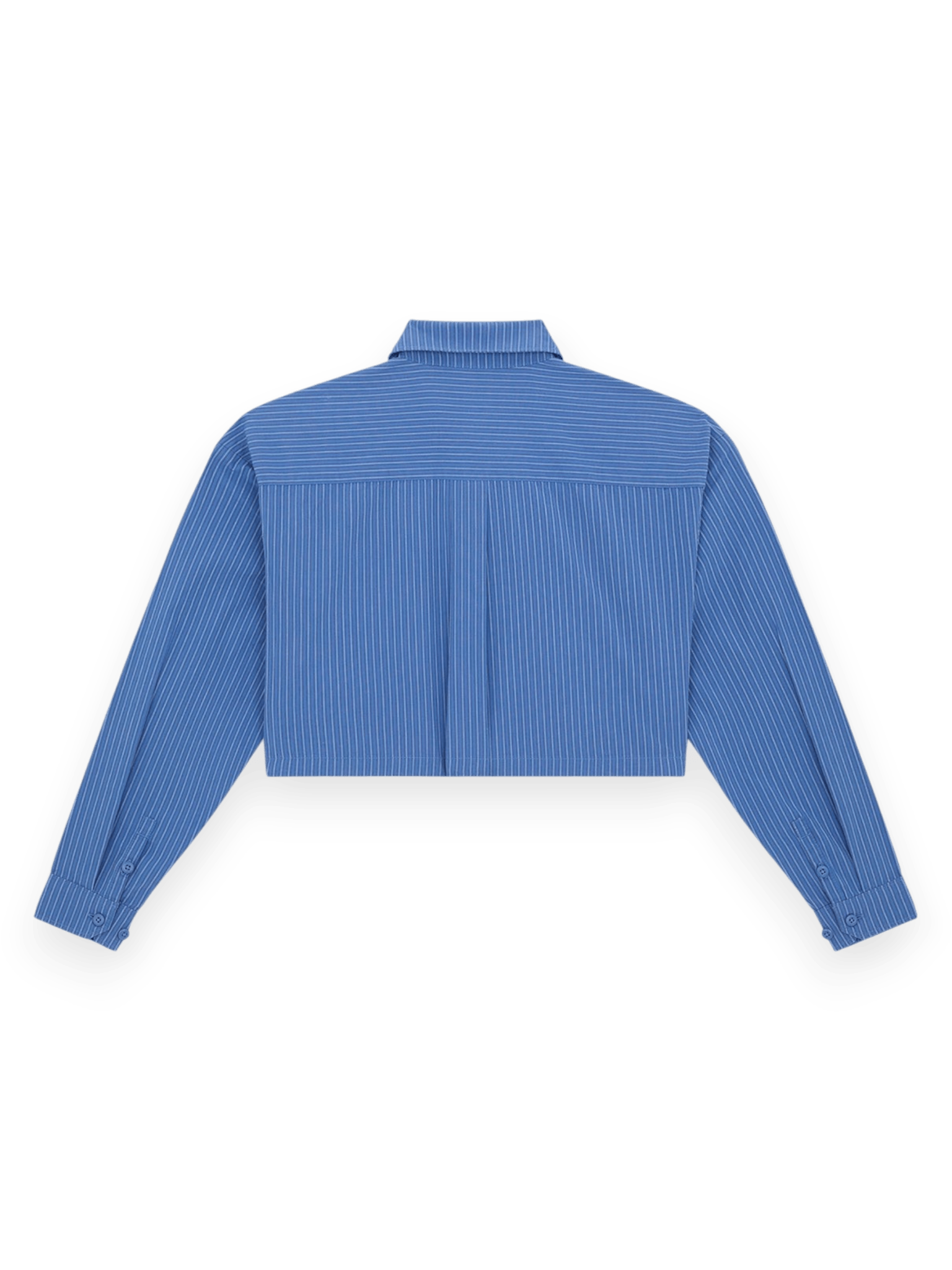 Dickies Shalimar Cropped Shirt Dutch Blue