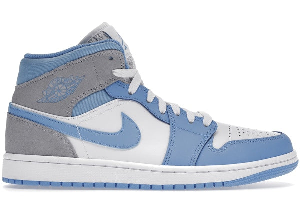 Jordan 1 Mid University Blue Grey