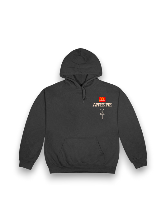 Travis Scott x McDonald's Apple Pie Hoodie Washed Black