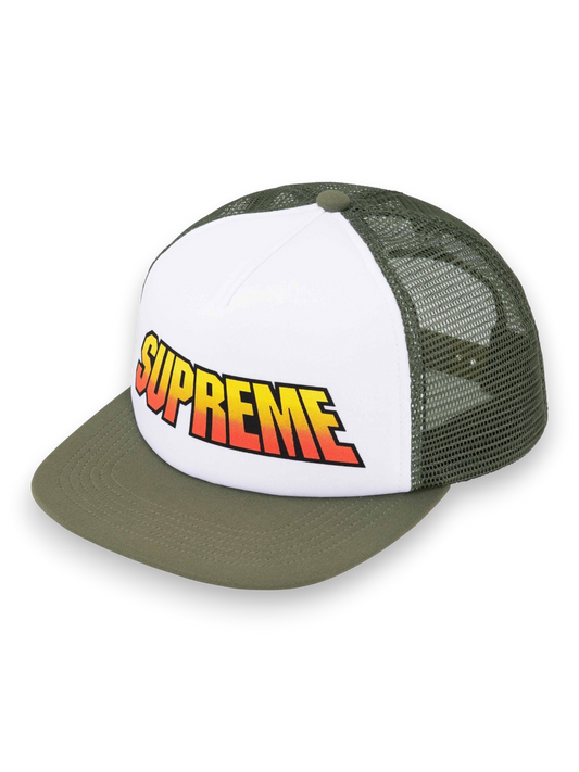 Supreme Gradient Mesh Back 5-Panel Olive