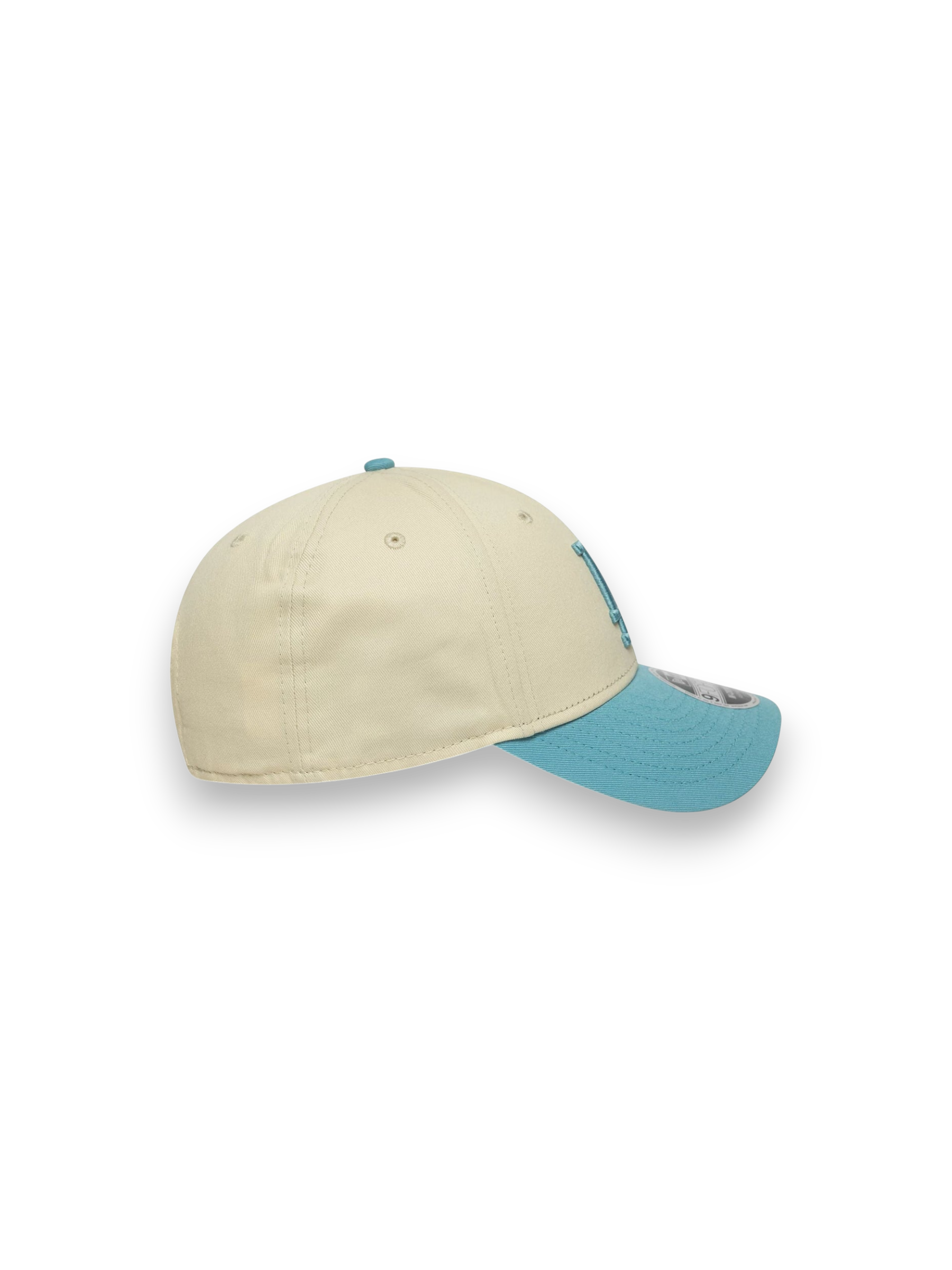 New Era LA Dodgers MLB Colour Block Cream 9FORTY M-Crown Adjustable Cap