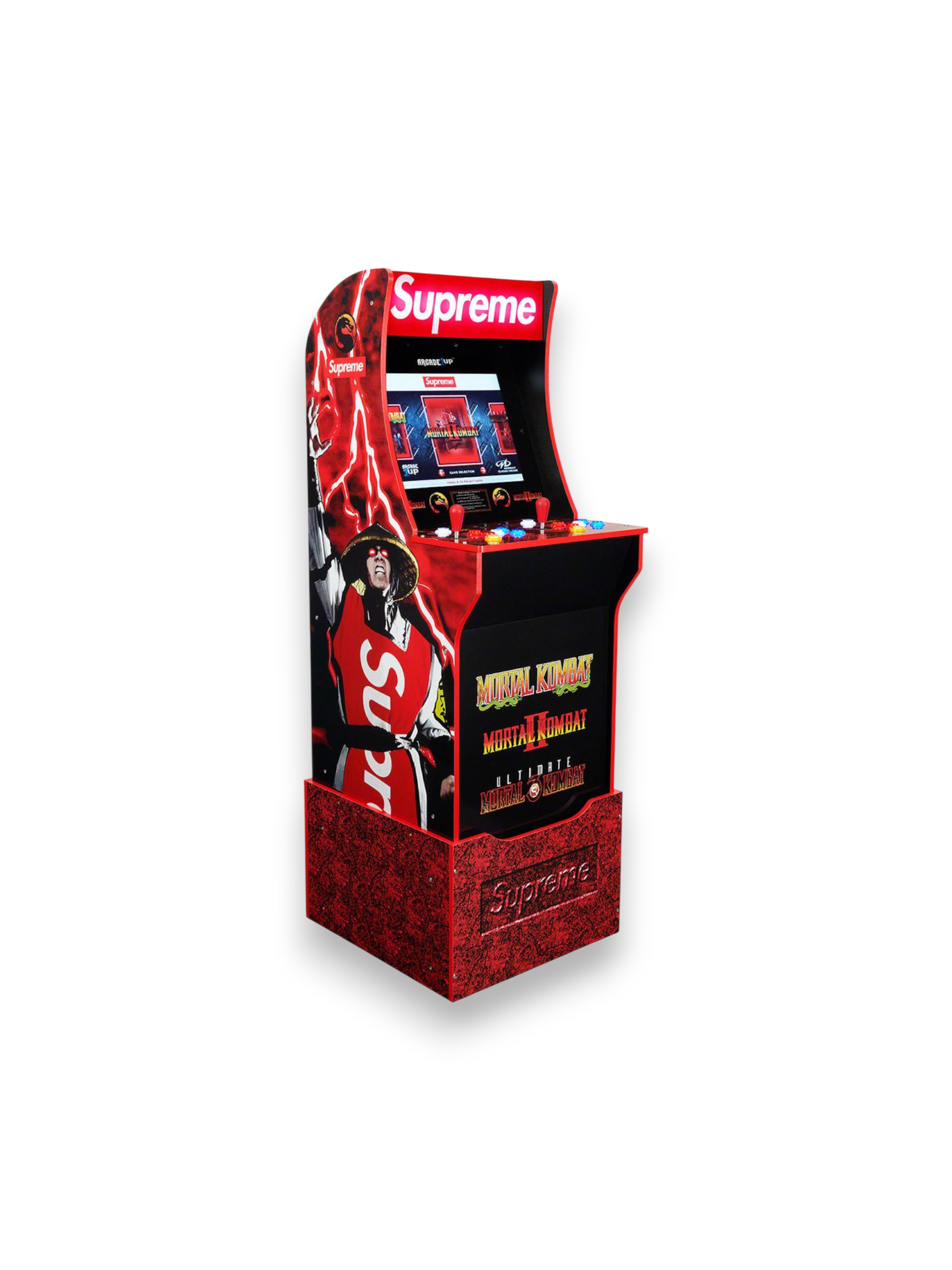 Arcade1UP x Supreme Mortal Kombat Arcade Machine