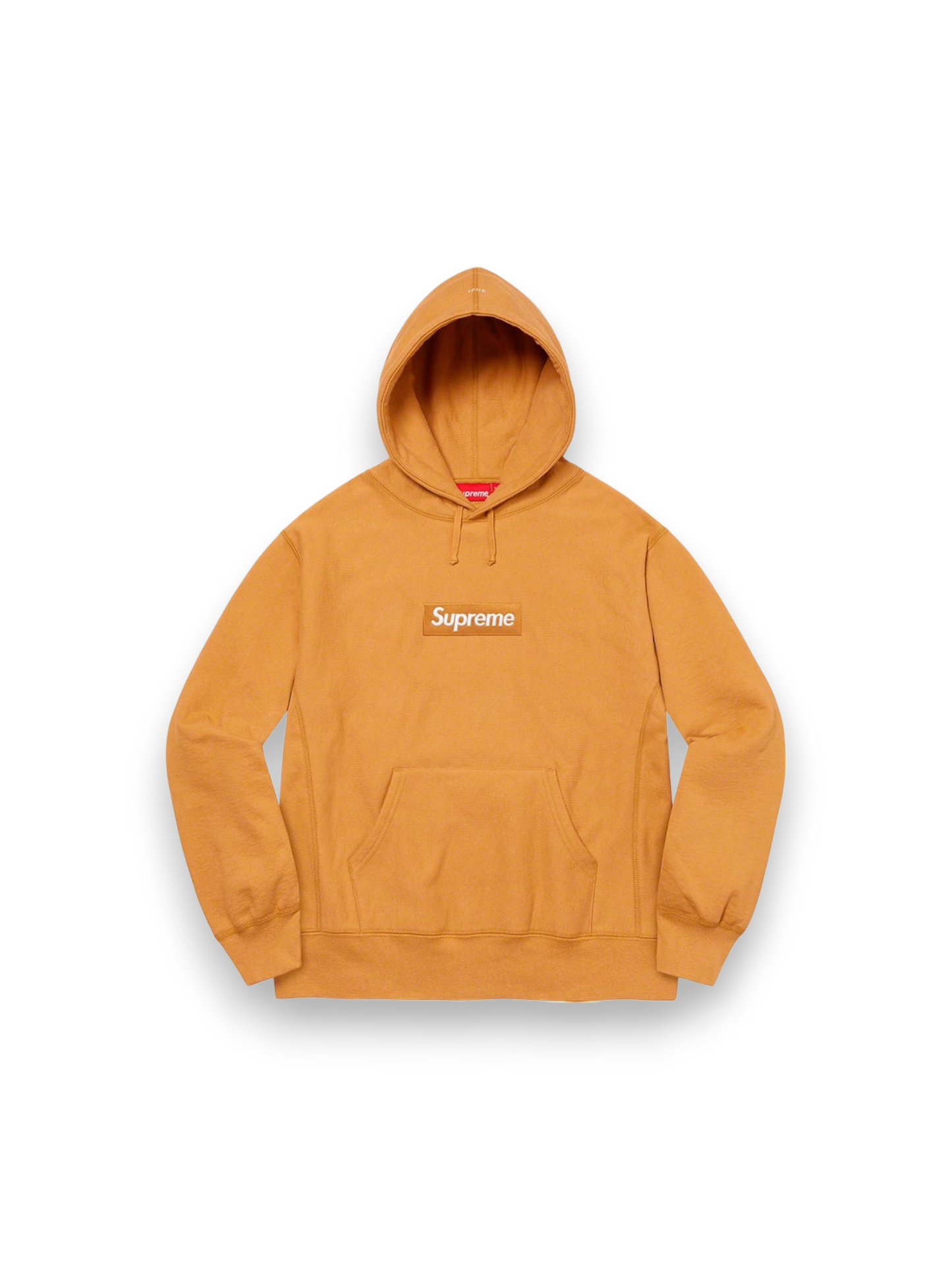 Supreme Box Logo Hooded Sweatshirt (FW21) Light Mustard