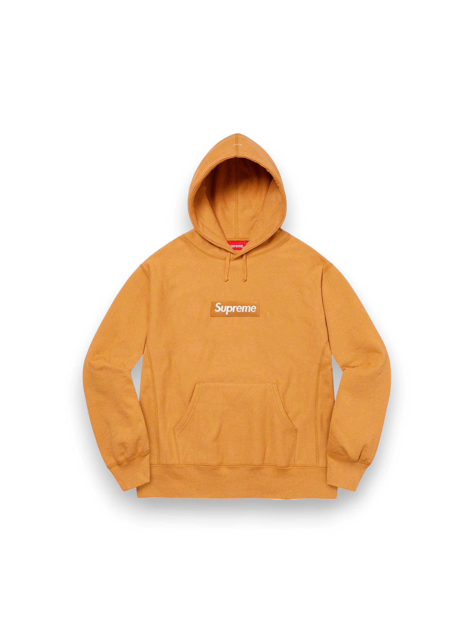 Supreme Box Logo Hooded Sweatshirt (FW21) Light Mustard