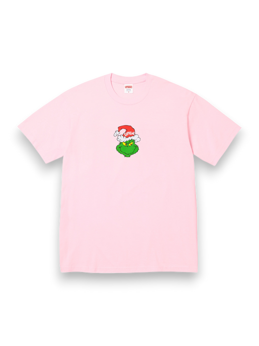 Supreme Grinch Tee Light Pink