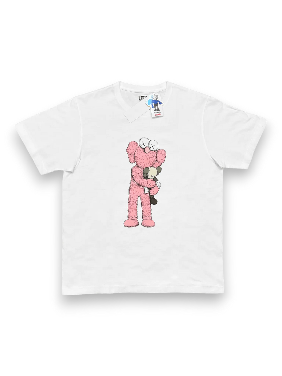 KAWS x Uniqlo Pink BFF Tee (US Sizing) White