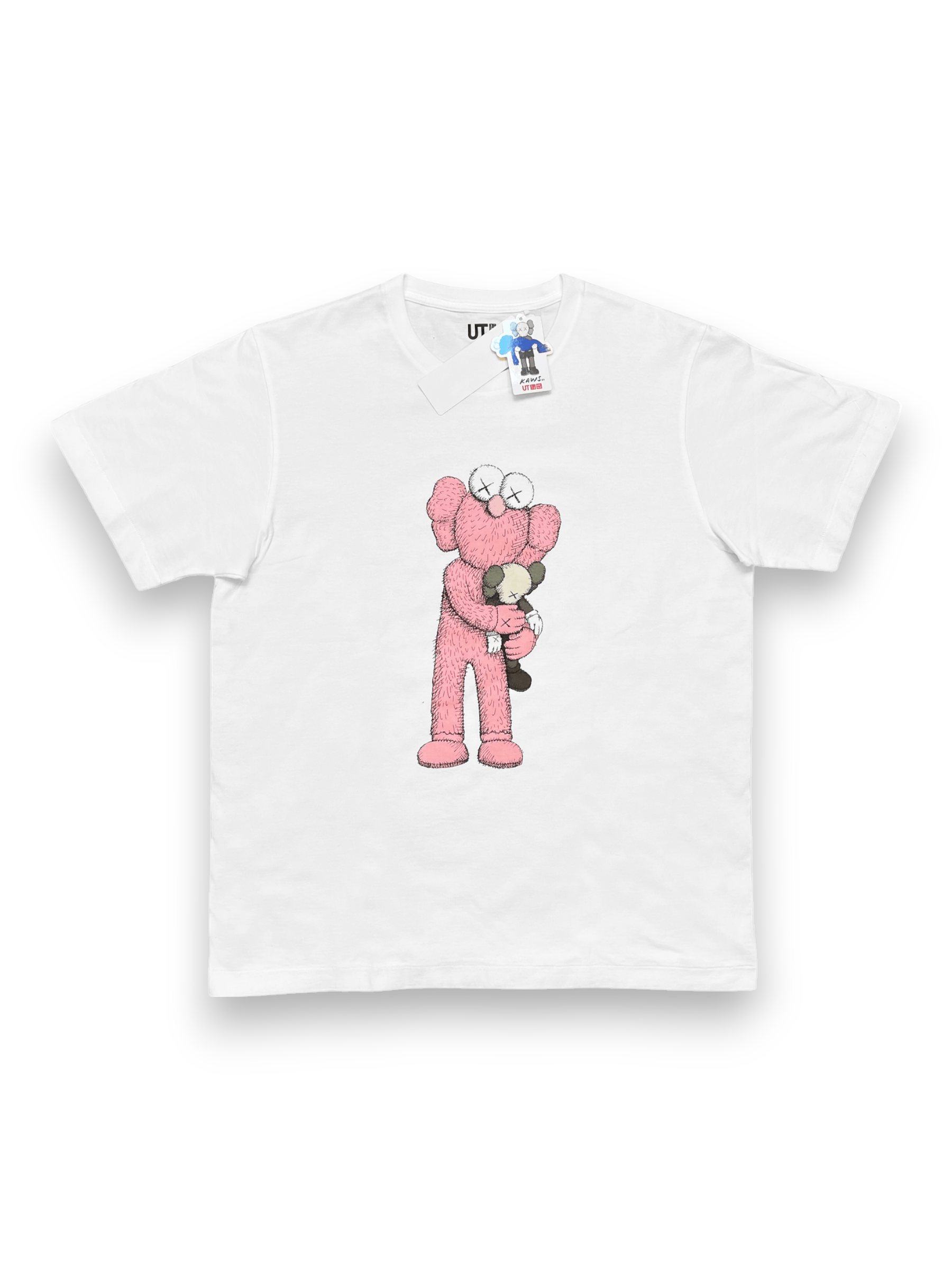 KAWS x Uniqlo Pink BFF Tee (US Sizing) White