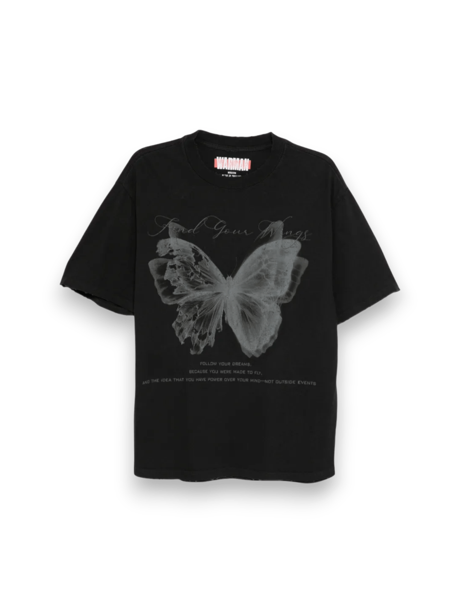 Warman Ghost Butterfly Graphic T-shirt