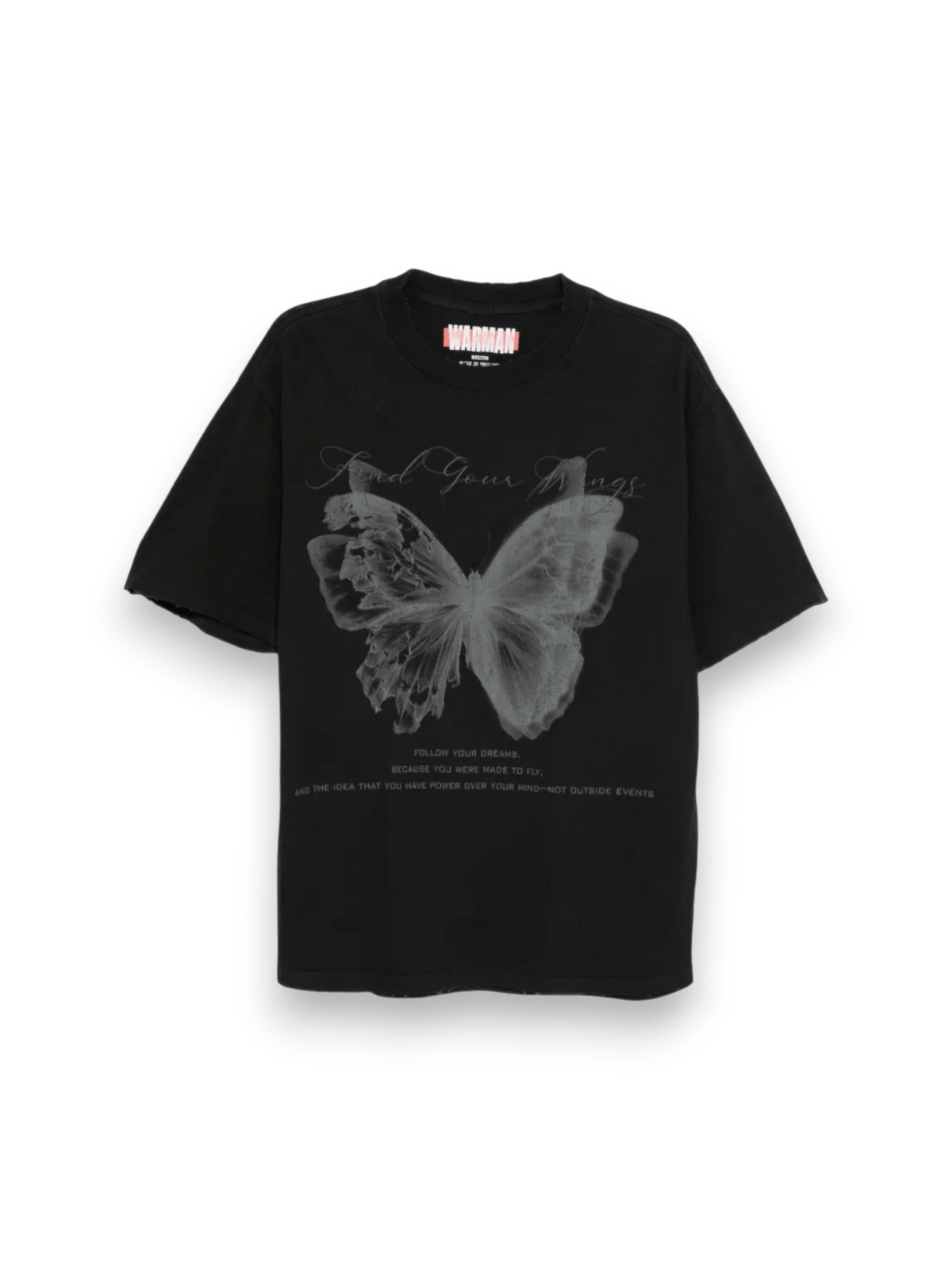 Warman Ghost Butterfly Graphic T-shirt