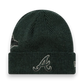 New Era Atlanta Braves World Series Patch Dark Green Cuff Knit Beanie Hat