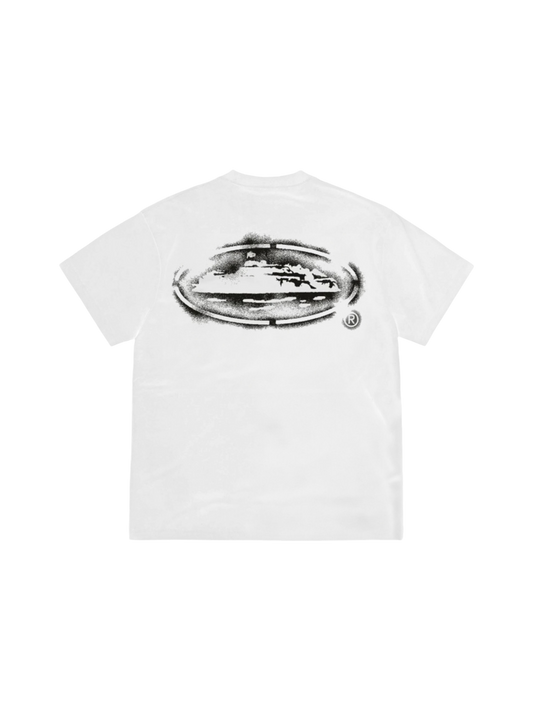 Corteiz Island Stencil Tee White