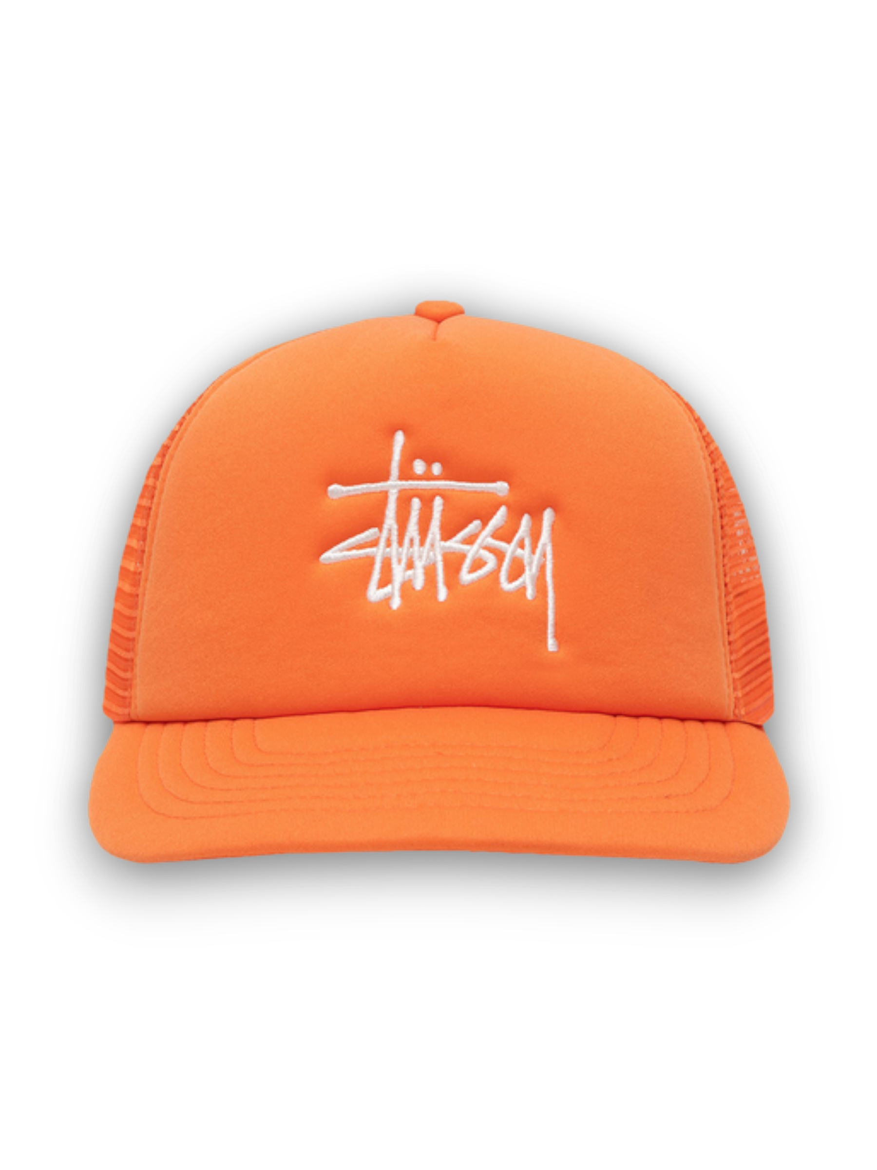 Stussy Trucker Big Basic Snapback 'Orange'