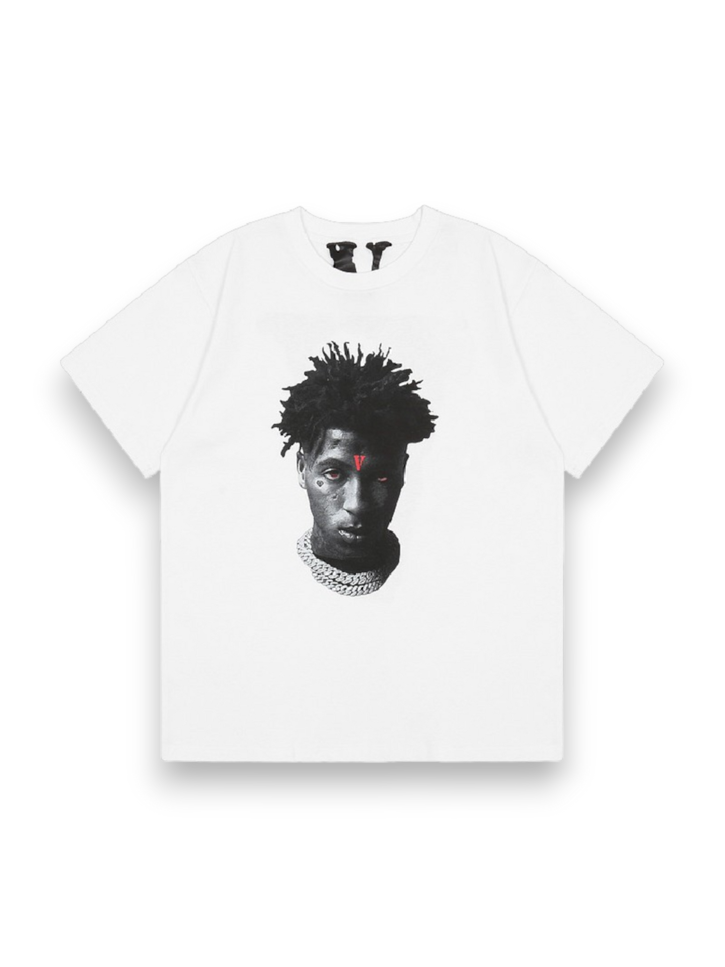 YoungBoy NBA x Vlone Reaper's Child Tee White