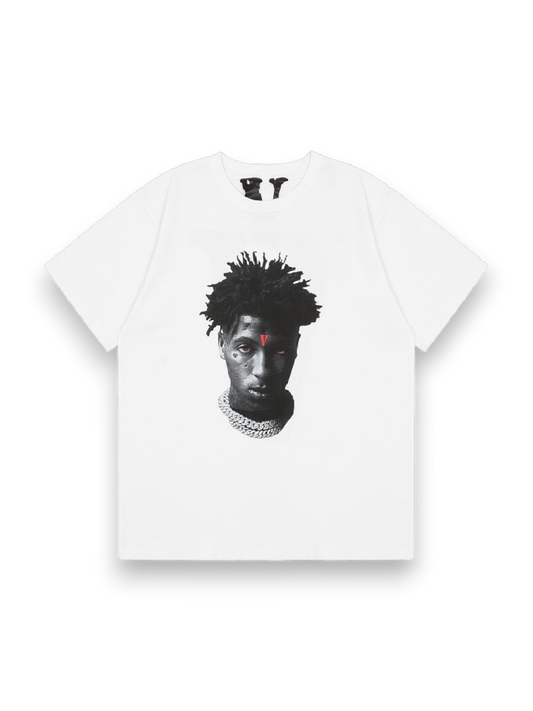 YoungBoy NBA x Vlone Reaper's Child Tee White