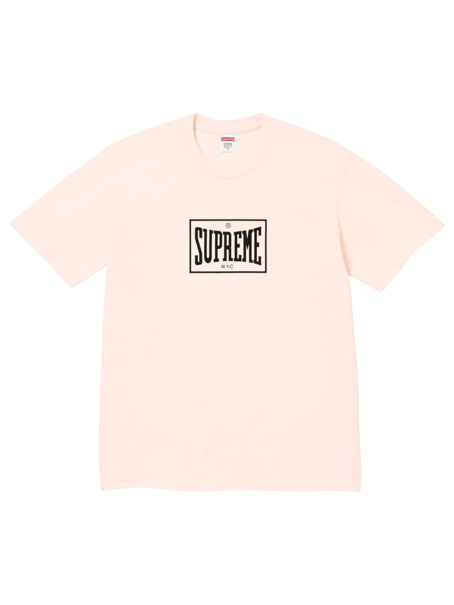 Supreme Warm Up Tee Pale Pink