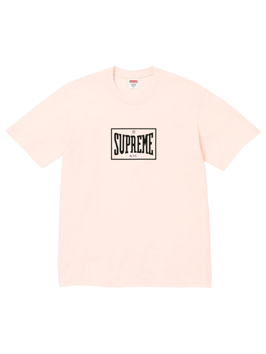 Supreme Warm Up Tee Pale Pink