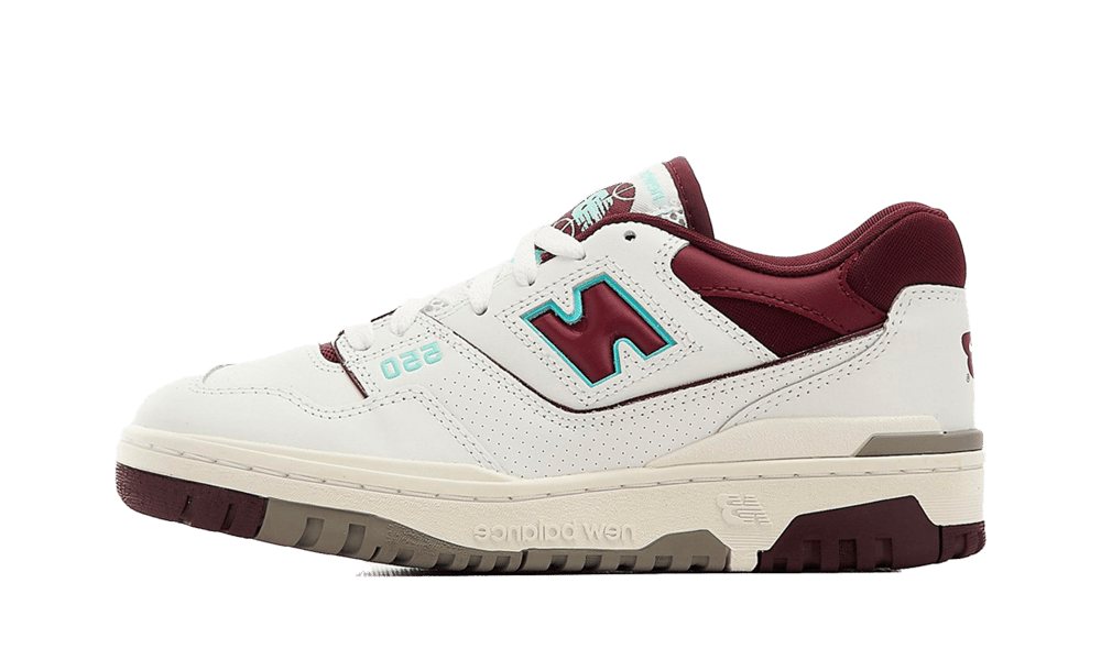 New Balance 550 Burgundy Cyan