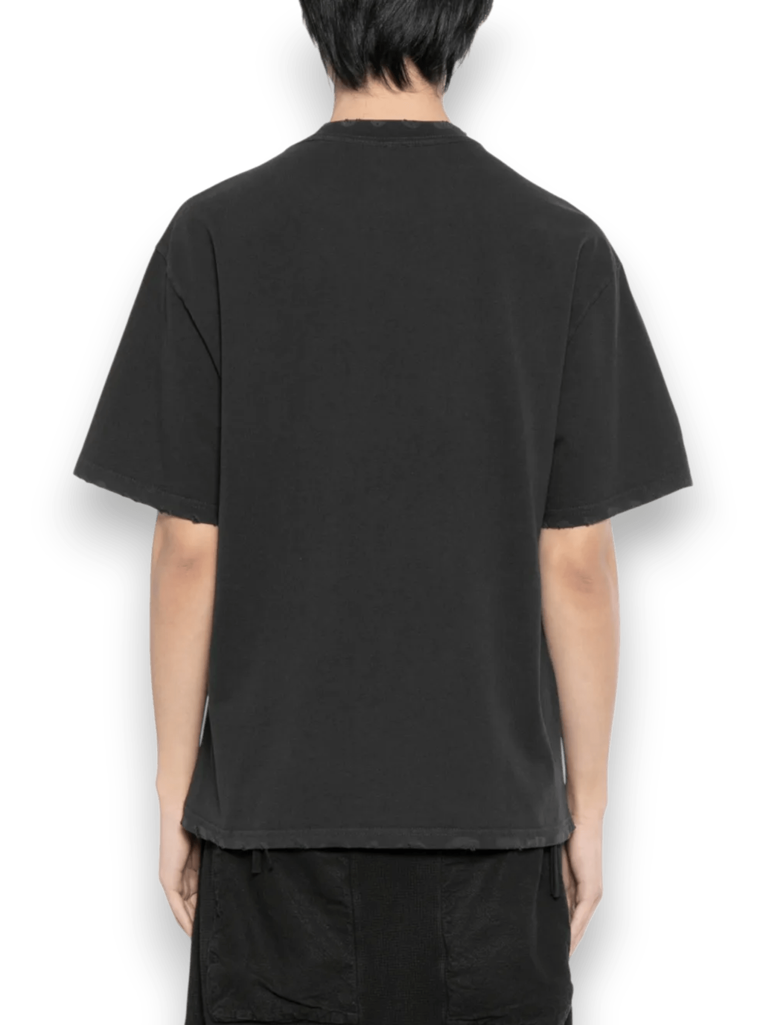 Warman Riding Ghost Girl Graphic T-shirt Black