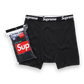 Supreme Hanes Boxer Briefs Black