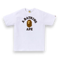 BAPE College Tee White