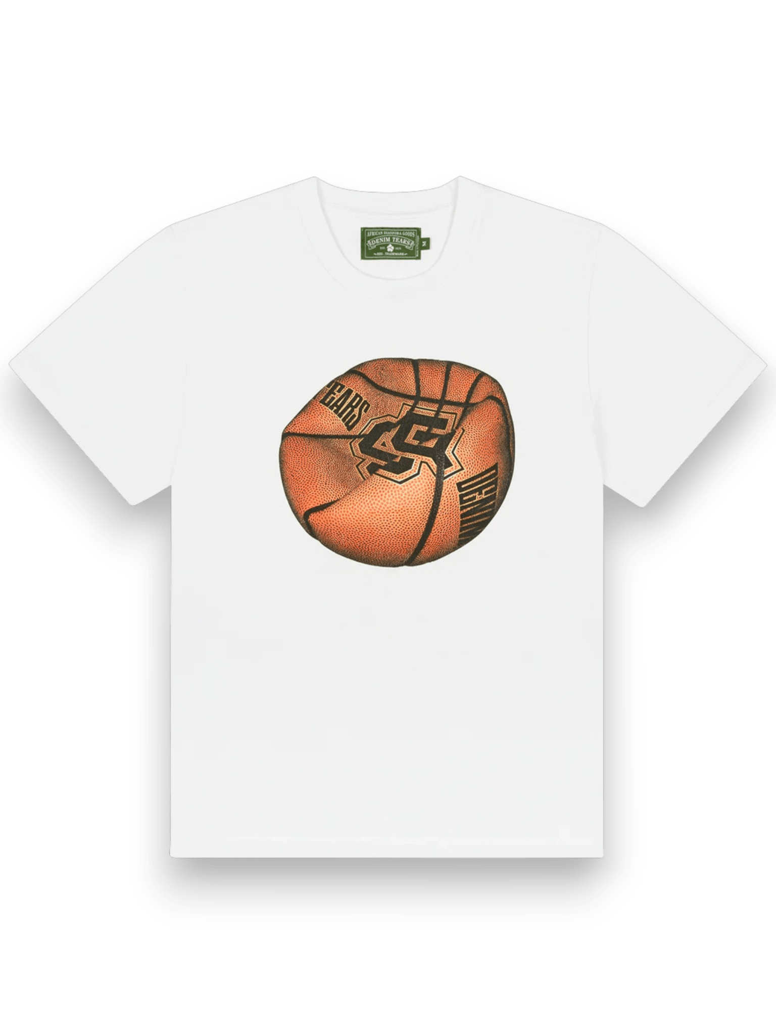 Denim Tears Basketball tee white