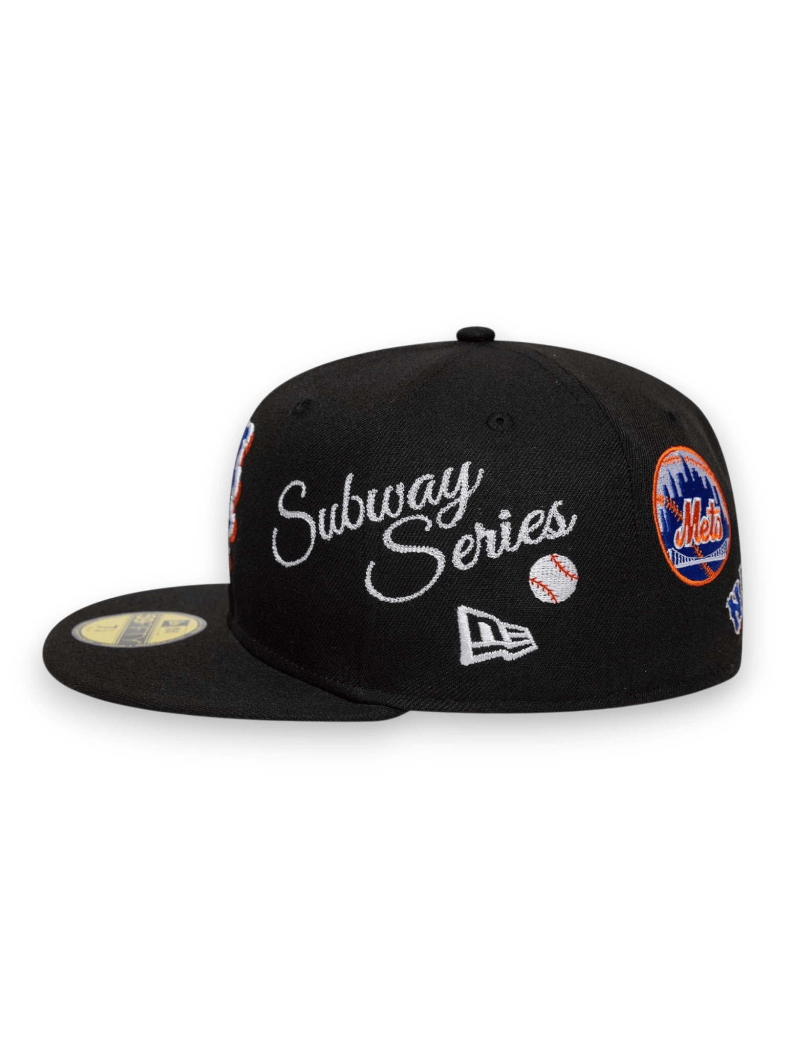 New Era New York Mets MLB Subway Series Black 59FIFTY Fitted Cap