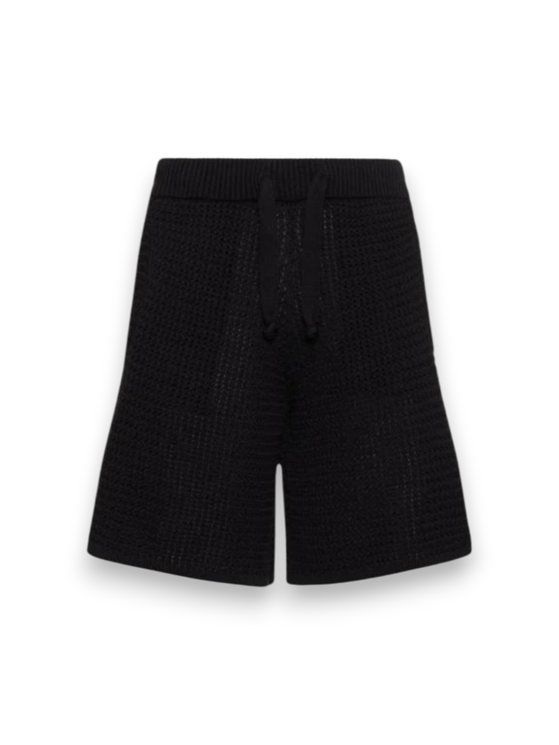 Garment  Crochet Shorts Black