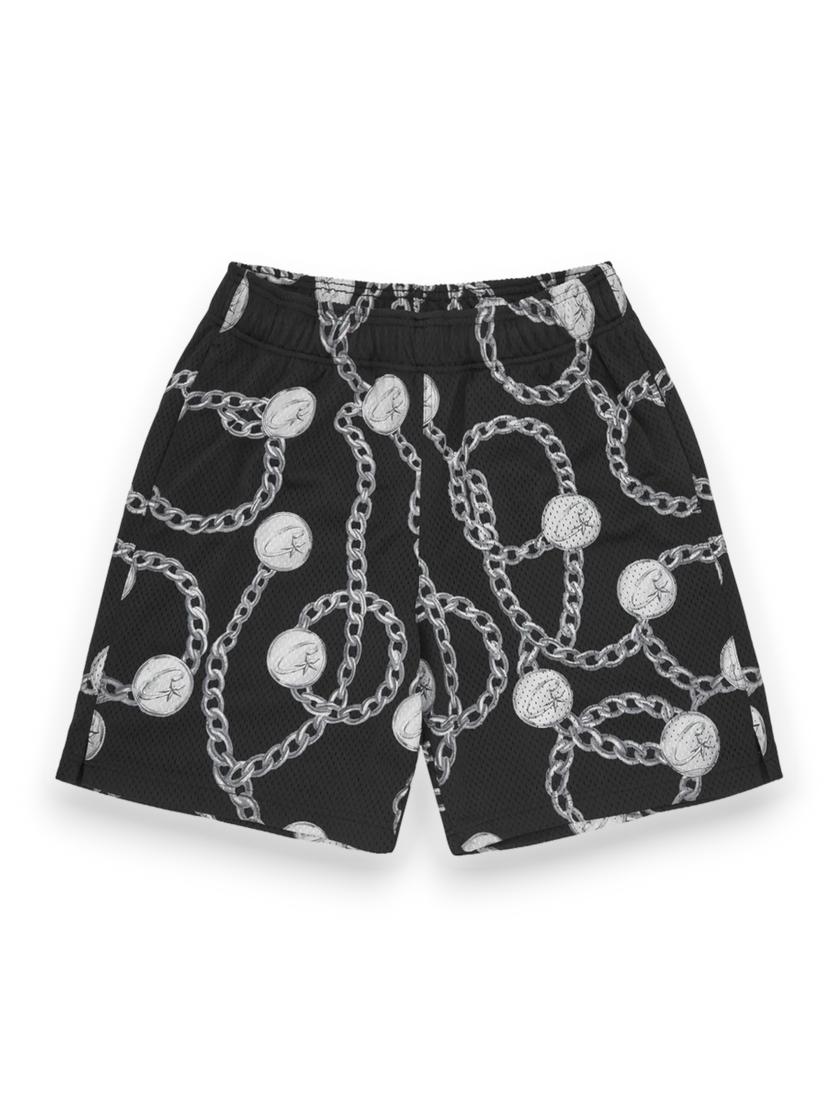 CORTEIZ CHAINS MESH SHORTS BLACK