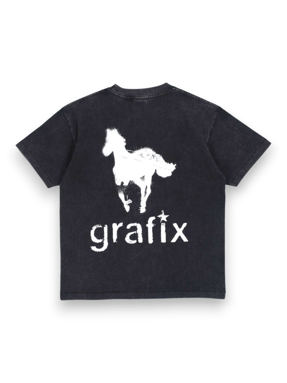 DEVÁ STATES Dash GFX T-Shirt Washed Black