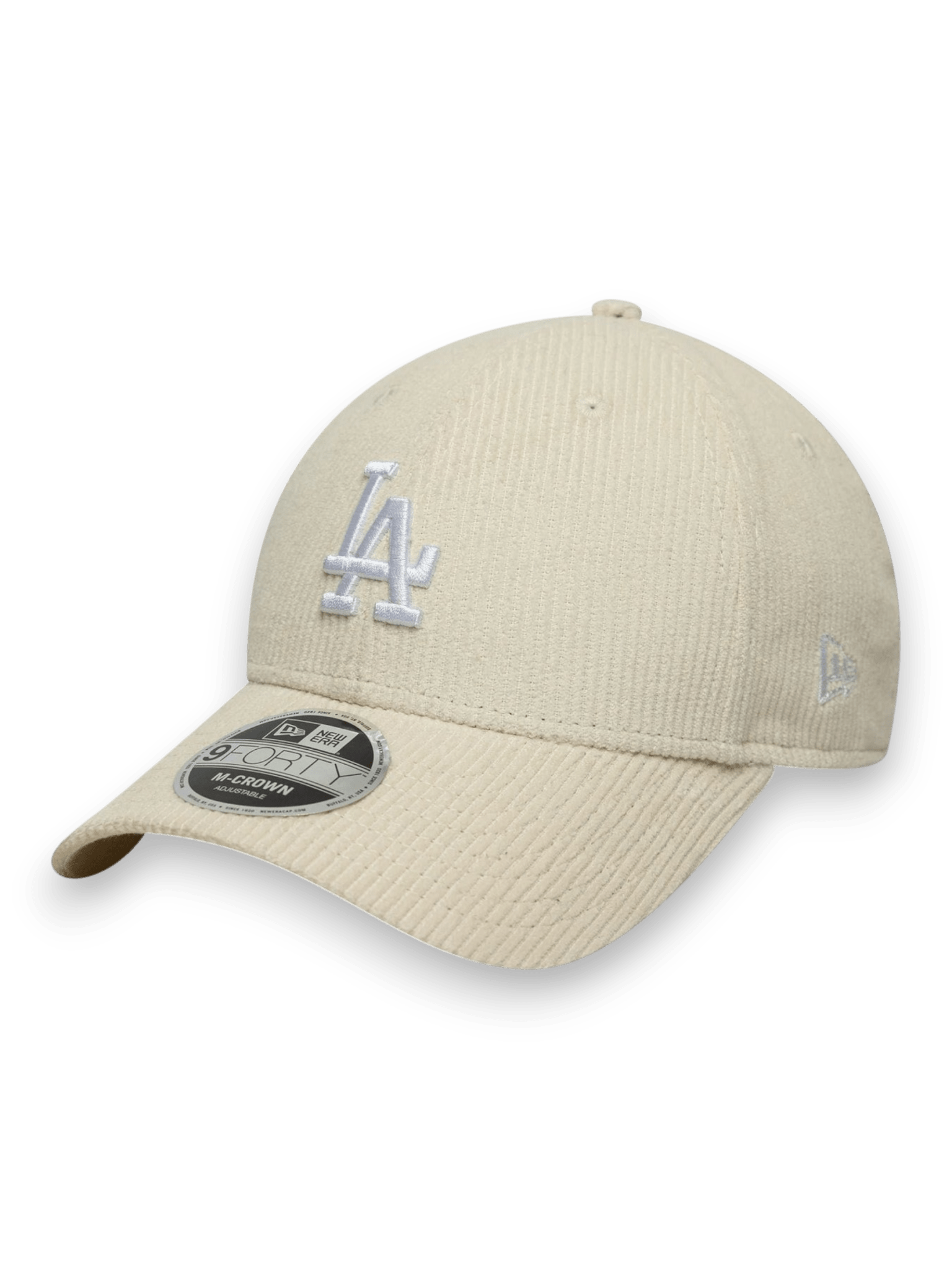 New Era LA Dodgers MLB Cord Cream 9FORTY M-Crown Adjustable Cap