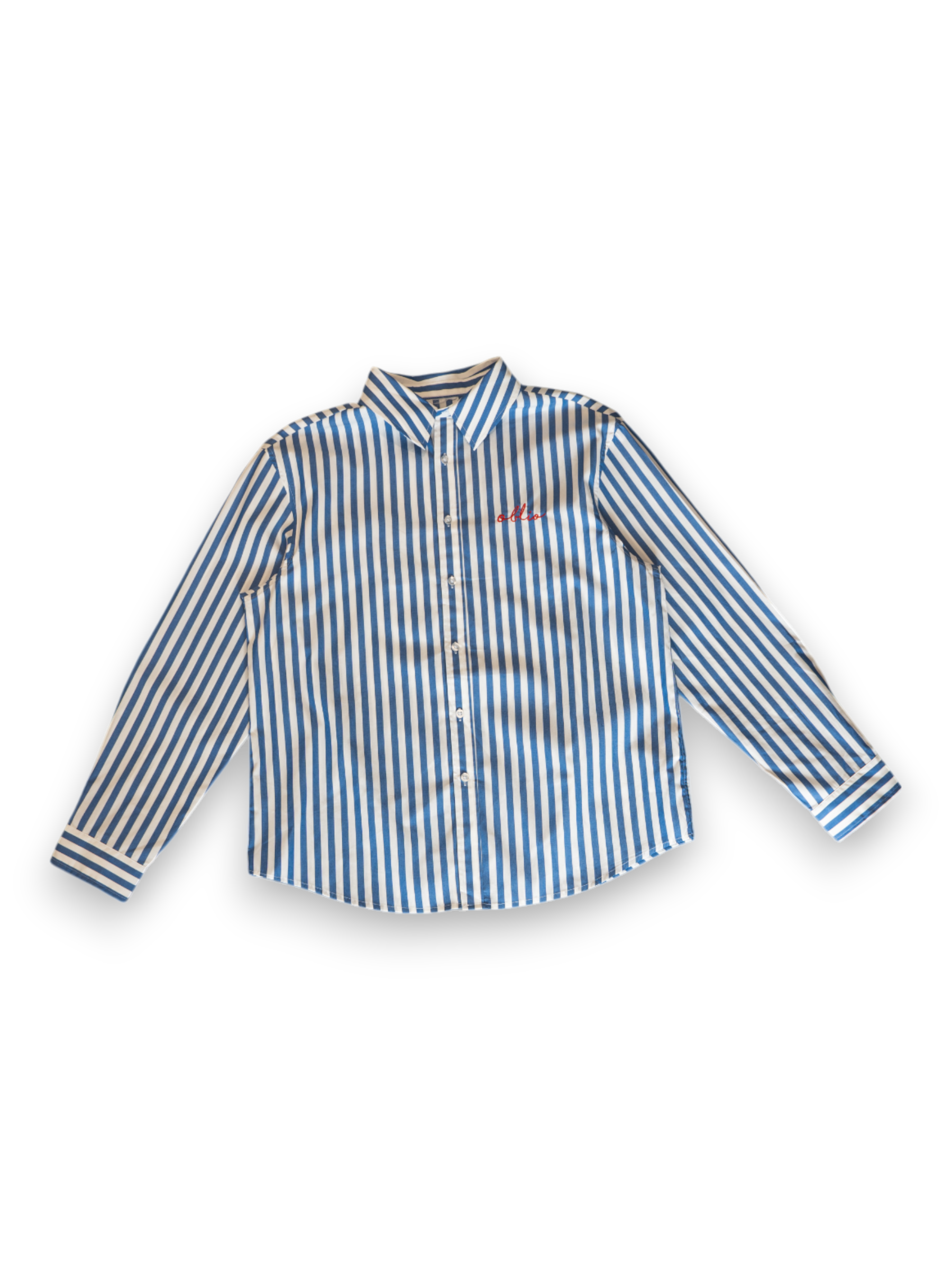 Estate al Forte blue & white stripes Long Sleeve Shirt
