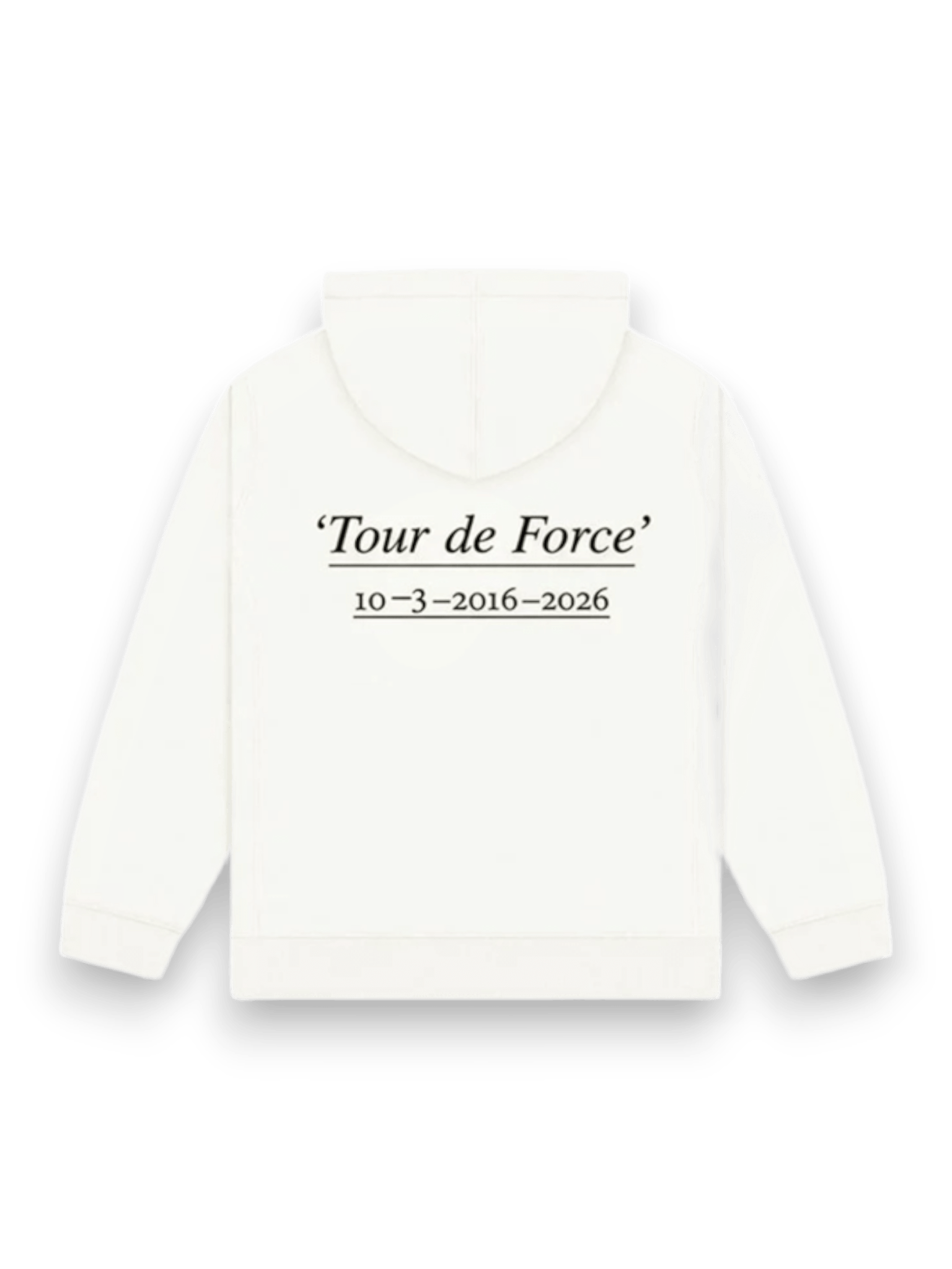 Supreme Paris 10th Anniversary Box Logo Hoodie White