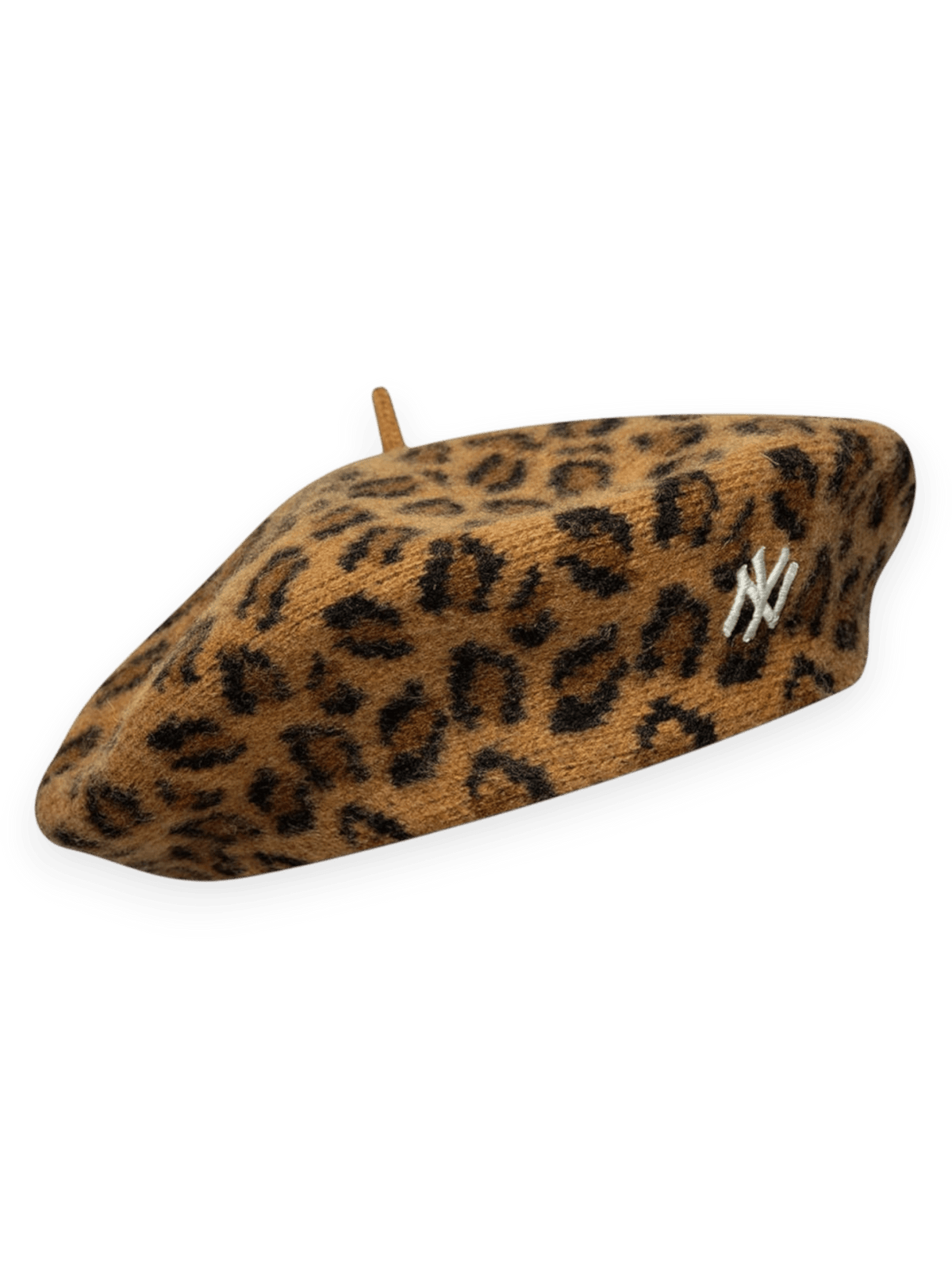 New Era Cap Beret New York Yankees MLB Leopard Beige