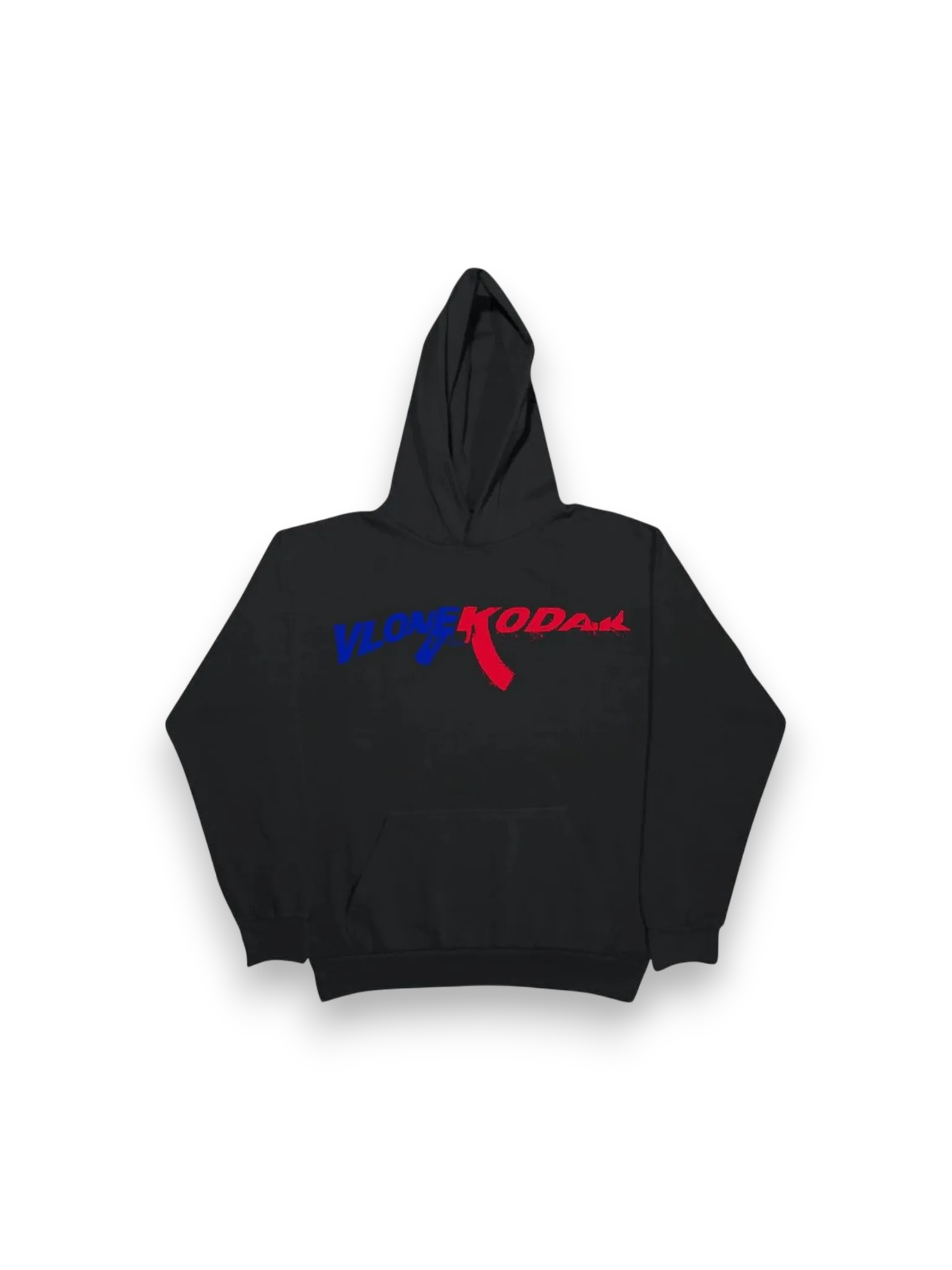 Kodak Black x Vlone 47 Hoodie Black