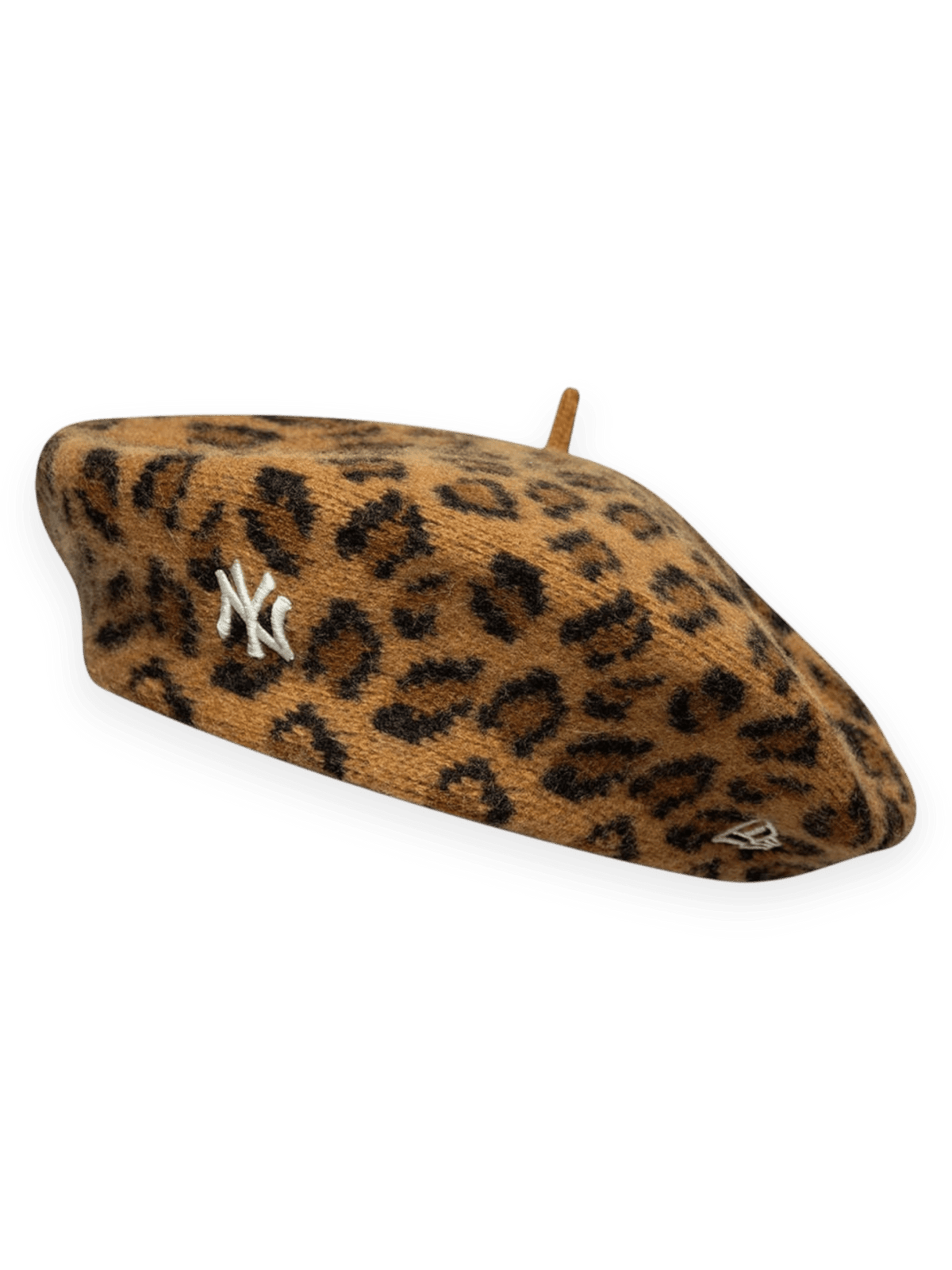 New Era Cap Beret New York Yankees MLB Leopard Beige