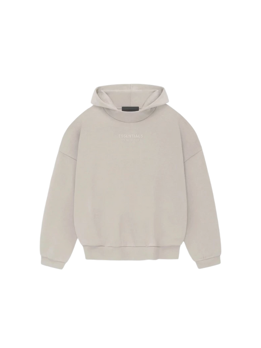 Fear of God Essentials Hoodie Silver Cloud