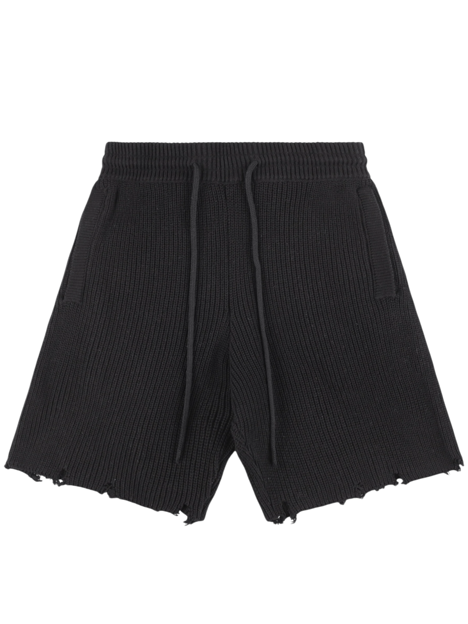 AINKER Black Knit Short Pant