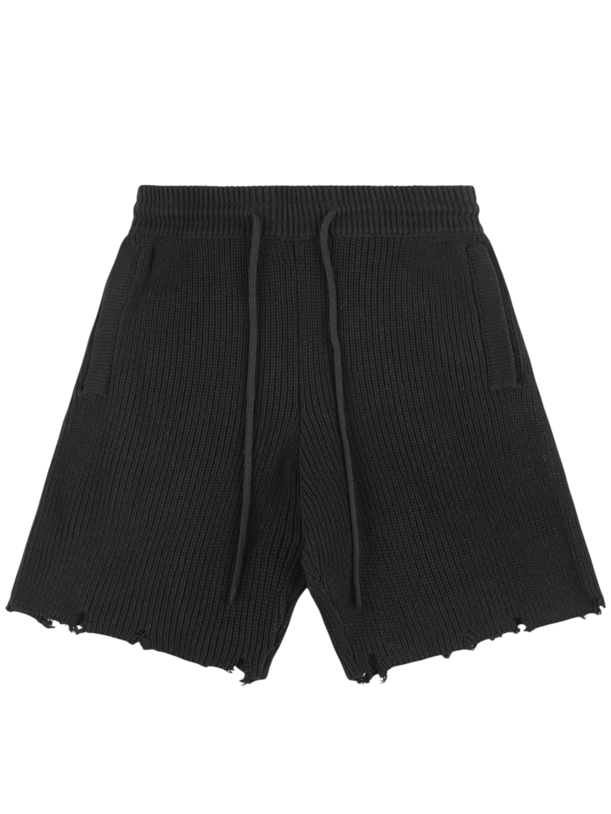 AINKER Black Knit Short Pant