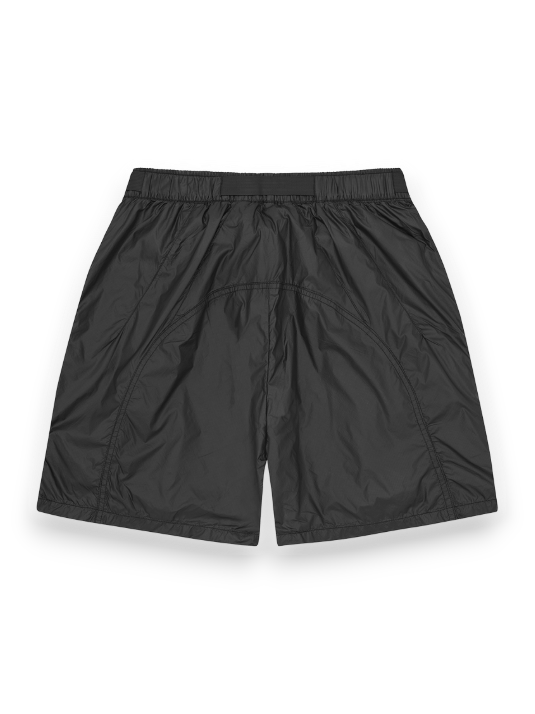 CORTEIZ ALCATRAZ NYLON PATCH SHORTS BLACK