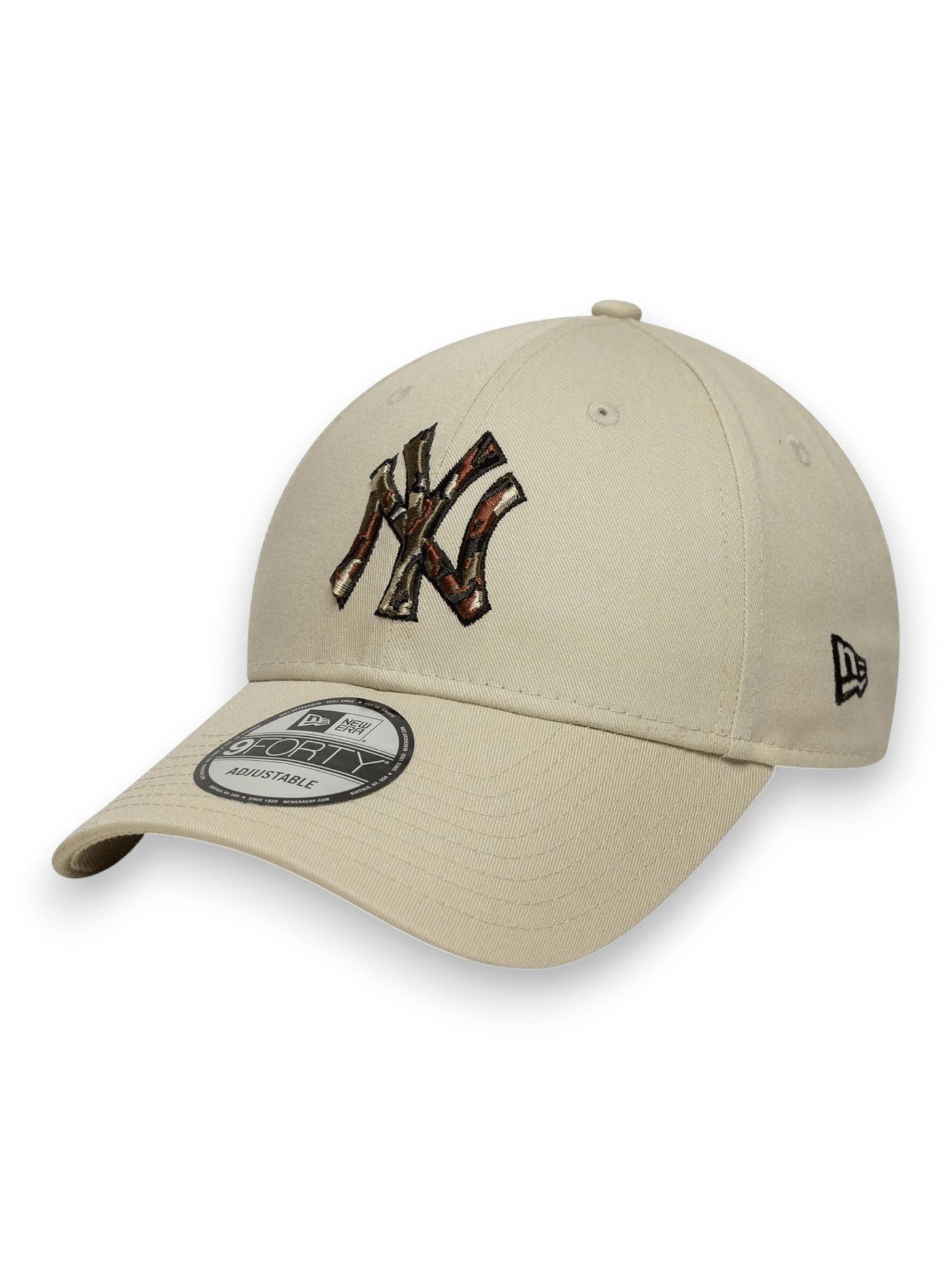 New Era 9FORTY New York Yankees MLB Outline Camo Cream
