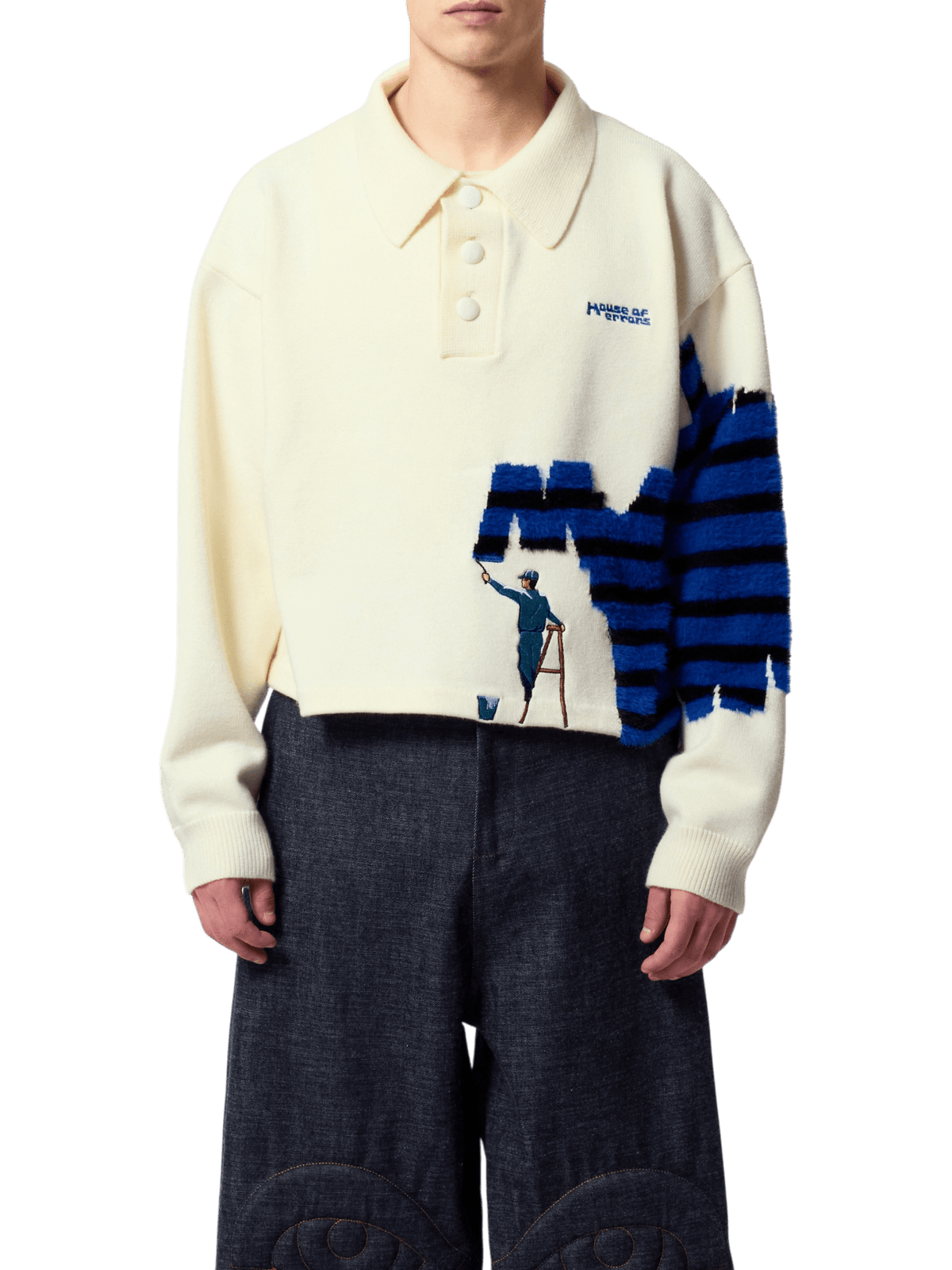 House Of Errors Knitted Wall Painter Rugby Cream