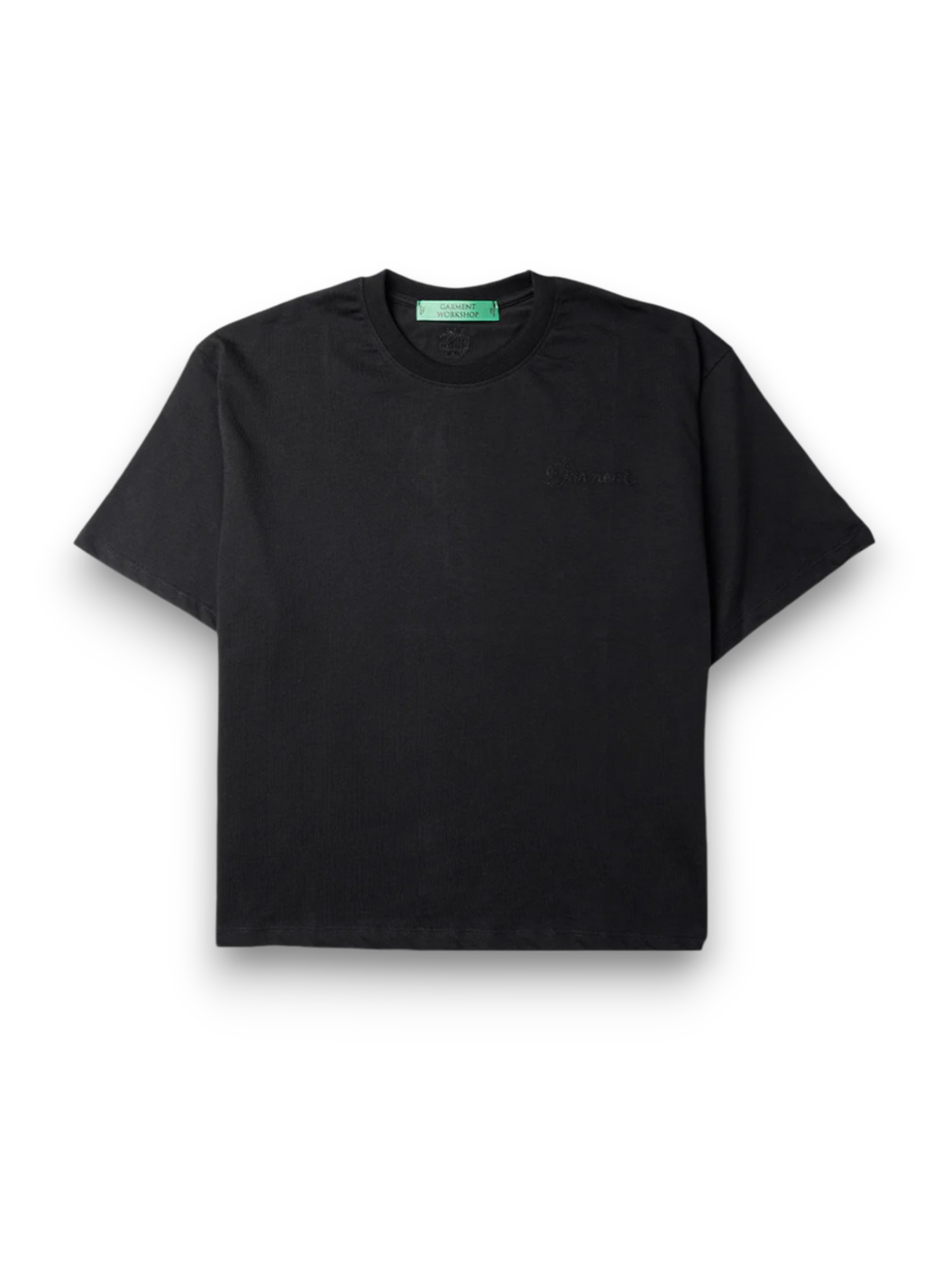 Garment Workshop Double Embroidery Tee Chaos Black