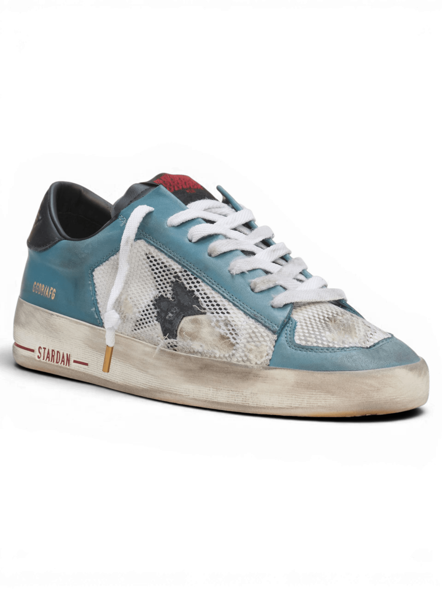 Golden Goose Stardan Petroleum, White And Black