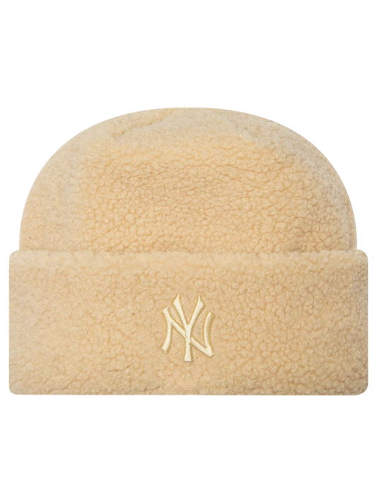 New Era Beanie New York Yankees Borg Natural