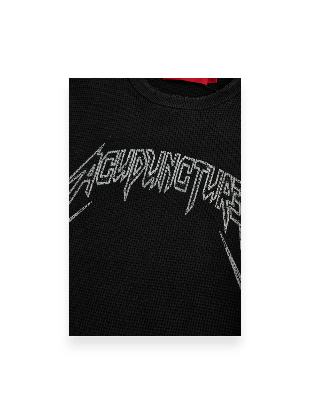 Acupuncture Metal Waffle 2 Washed Black