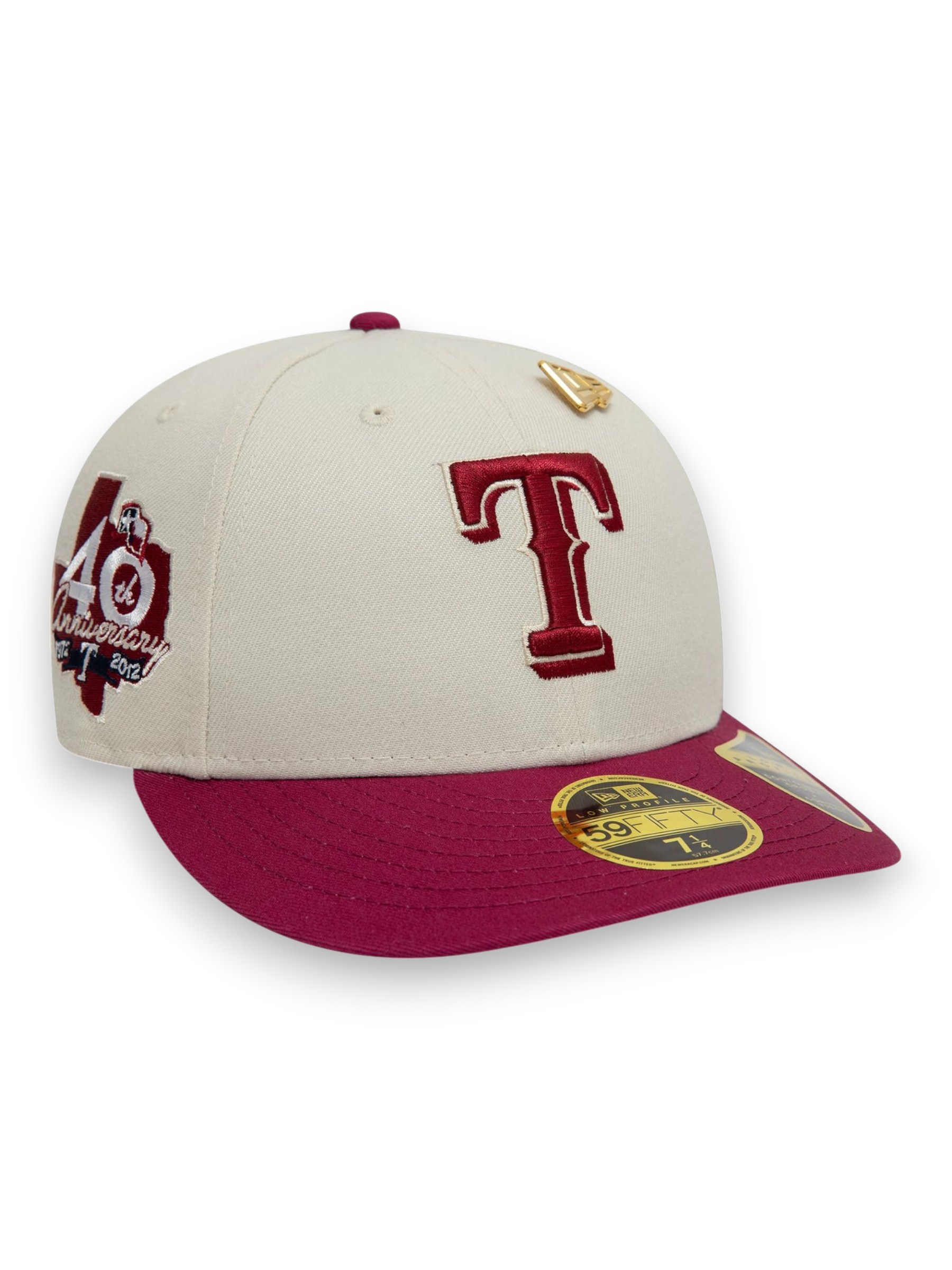 New Era Texas Rangers Pin 59FIFTY Low Profile