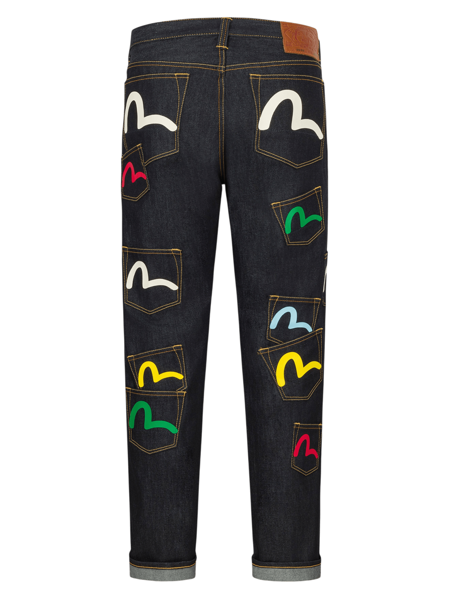 Evisu Multi-Pocket Seagull Regular Fit Jeans